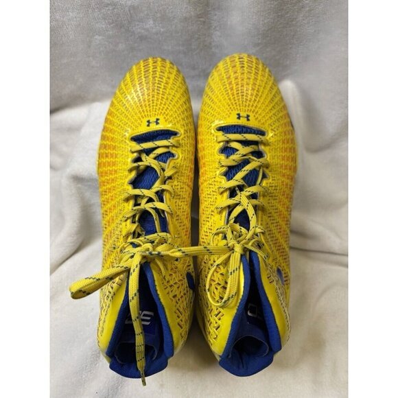 UNDER ARMOUR Micro G Clutchfit Drive Stephen Curry Size 17 Yellow 1246931-79
